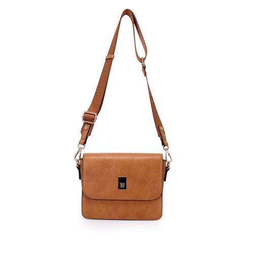 Bolsa Feminina WJ Transversal Pequena Caramelo