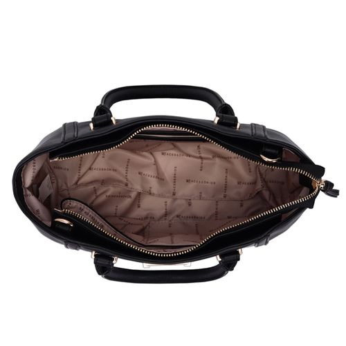 Bolsa Feminina WJ Tiracolo Satchel Grande Preto