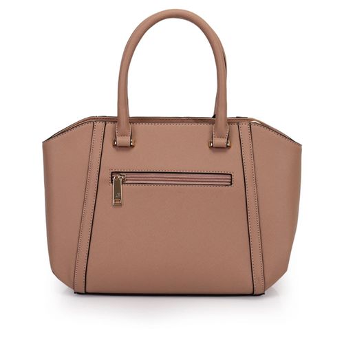 Bolsa Feminina WJ Tiracolo Satchel Grande Nude