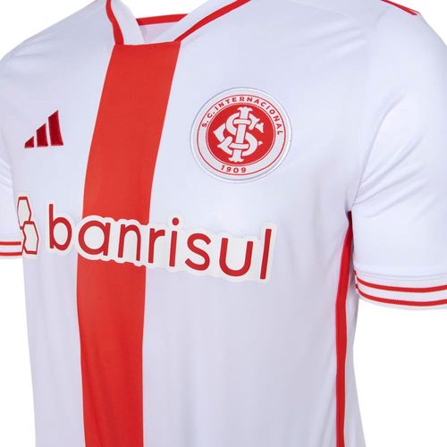 Camisa Masculina Adidas Internacional II 24/25 s/n° Torcedor Branco/vermelho