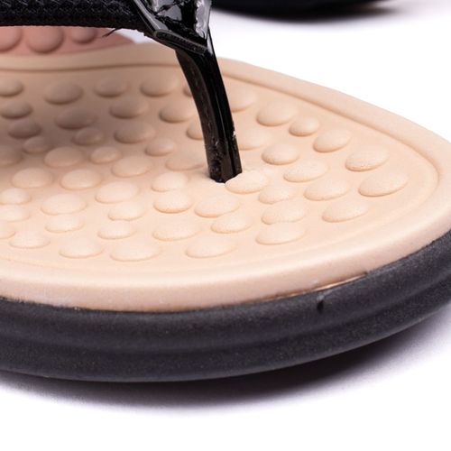 Chinelo Feminino Modare Com Tira de Tecido Preto