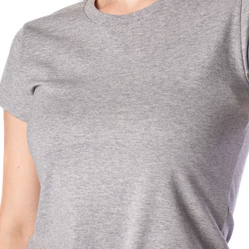 Blusa Feminina Fore Básica Manga Curta Slim Cinza
