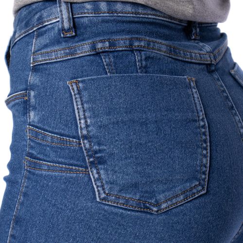 Calça Jeans Feminina Sawary Levanta Bumbum Azul