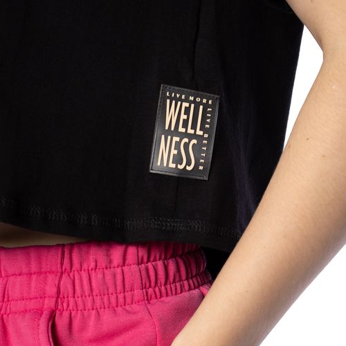 Blusa Cropped Feminina Cativa em Cotton Preto