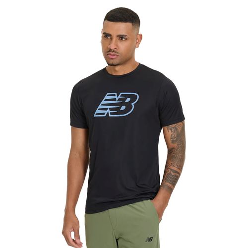 Camiseta Masculina New Balance Sport Essentials Printed Preto