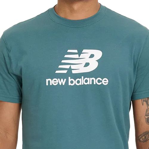 Camiseta Masculina New Balance Essentials Verde