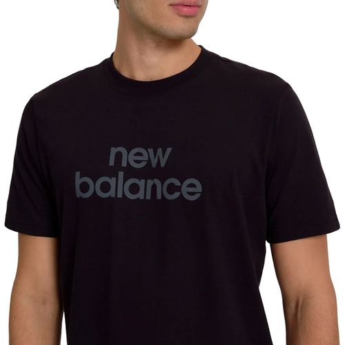 Camiseta Masculina New Balance Graphic Brand Preto