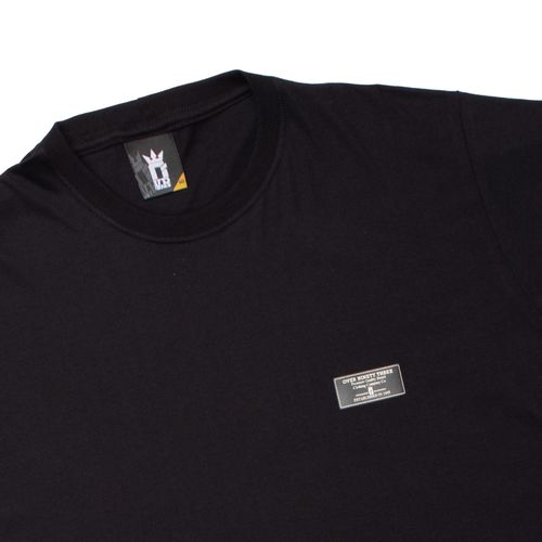 Camiseta Masculina Over Surf Plus Size Básica Preta