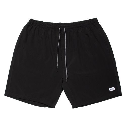 Short Masculino Nico Boco Plus Size Liso Preto