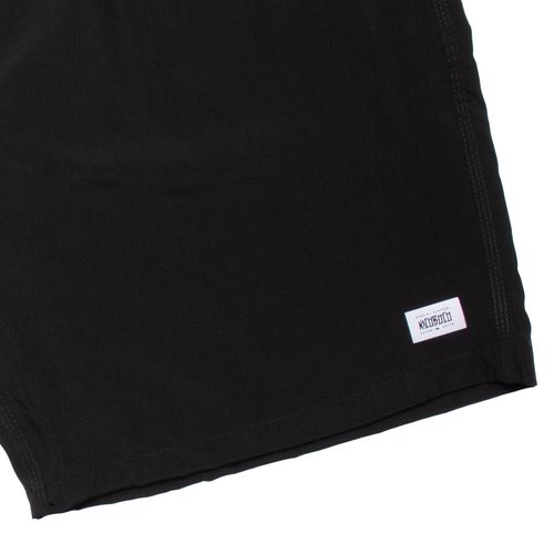 Short Masculino Nico Boco Plus Size Liso Preto