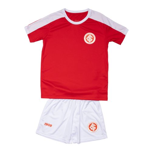 Conjunto Infantil Betel Internacional Menino Vermelho/Branco