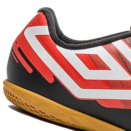 Chuteira Futsal Infantil Umbro Action Jr Preto/vermelho