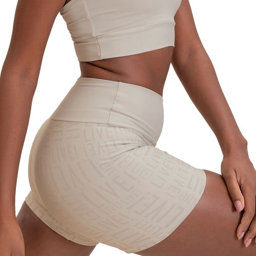 Short Feminino Live Sense Pro Ice Bege