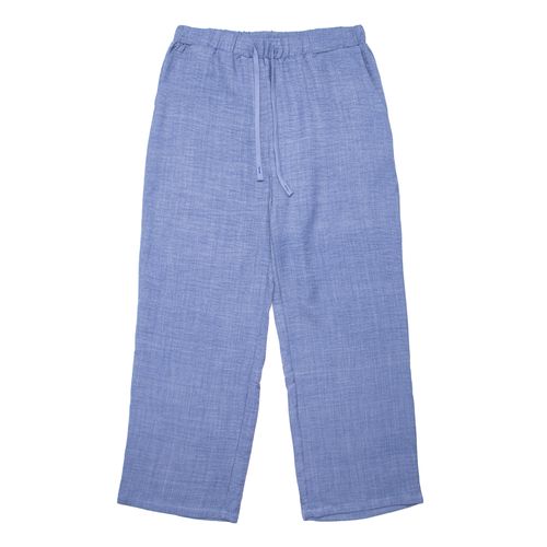 Calça Feminina Facinelli Plus Size Reta Com Elástico e Cordão Azul