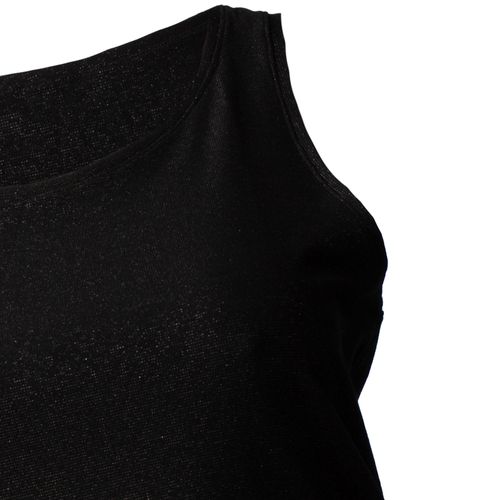 Regata Feminina Cativa Plus Size Shine Preto