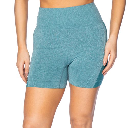Short Feminino Sea Surf Mesclado Empina Bumbum Verde