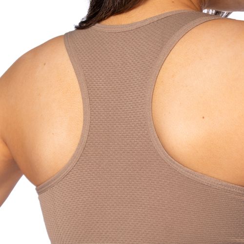 Top Feminino Sea Surf Liso Nadador Marrom Claro