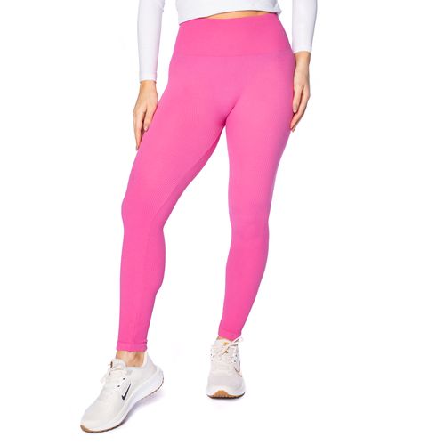 Legging Feminina The Style Box Canelada Sem Costura Rosa