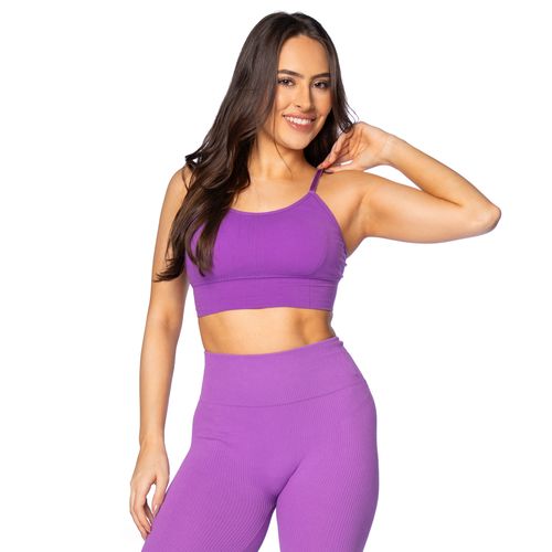 Top Feminino Sea Surf Tiras Finas Roxo