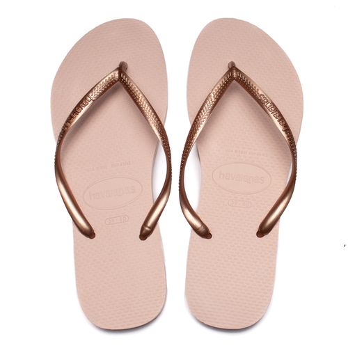 Chinelo Feminino Havaianas Slim Rosa Claro