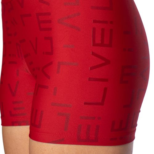 Short Feminino Live Icon Hydefit Heat Vermelho