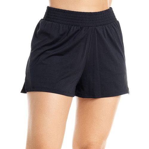 Short Feminino Estilo do Corpo Duplo Light Preto