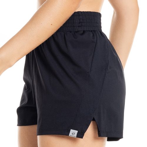 Short Feminino Estilo do Corpo Duplo Light Preto