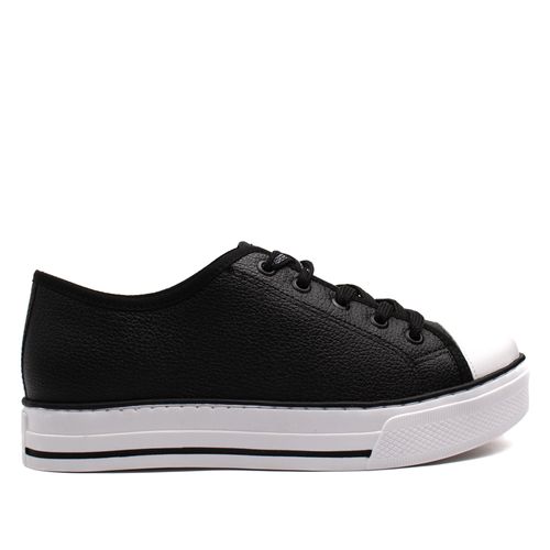 Tênis Feminino Via Marte Casual Básico Preto
