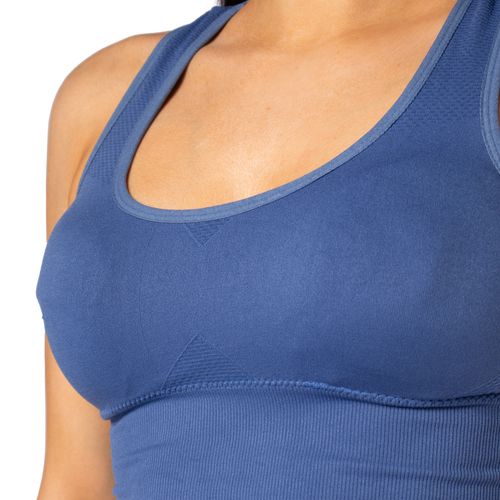 Top Feminino Sea Surf Liso Nadador Azul