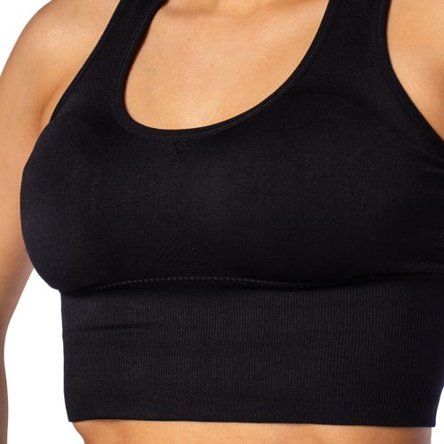 Top Feminino Sea Surf Liso Nadador Preto