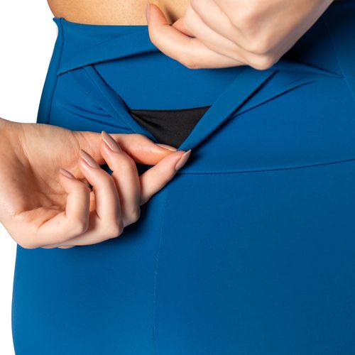 Bermuda Feminina Estilo do Corpo Opaque Gym Azul