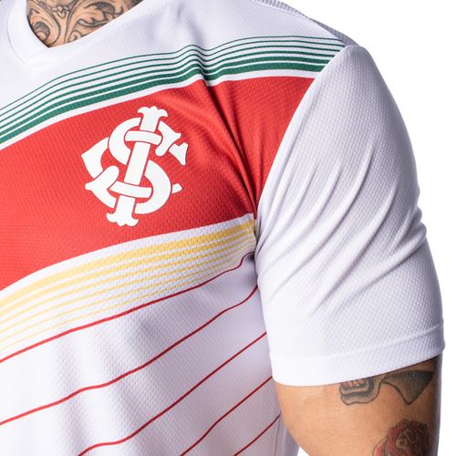 Camiseta Masculina Betel Internacional Flag Oficial RS Branca