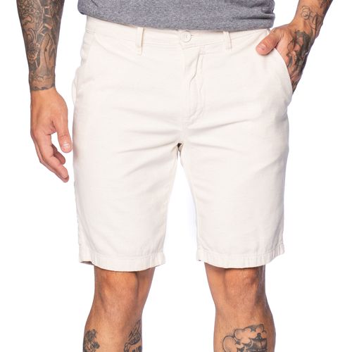 Bermuda Masculina Max Denim Casual Areia