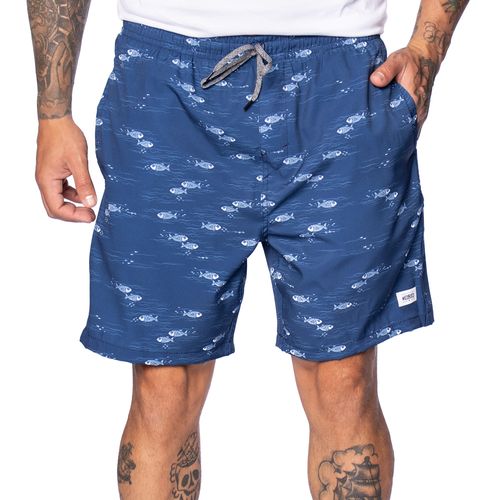 Short Masculino Nico Boco Estampado Azul