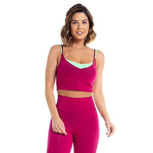 Top Feminino Estilo do Corpo Opaque Gym Vinho