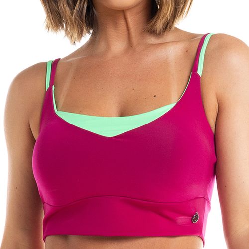Top Feminino Estilo do Corpo Opaque Gym Vinho