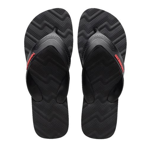 Chinelo Masculino Havaianas Track Waves Preto