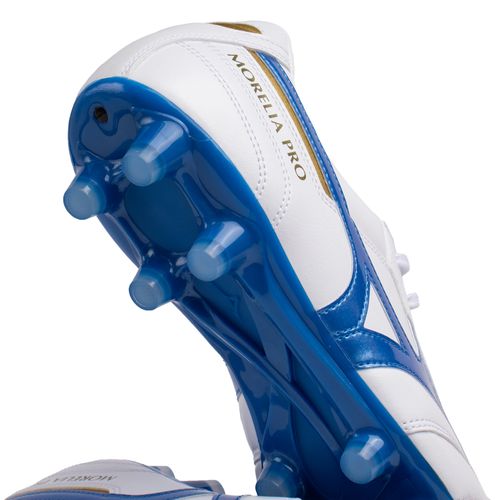 Chuteira de Campo Mizuno Morelia II Pro Branco/Azul