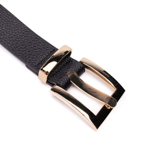Cinto Feminino Luz Camila Fivela Quadrada Preto