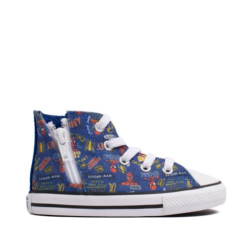 Tênis Infantil Converse All Star Side Zip Spider-Man Azul