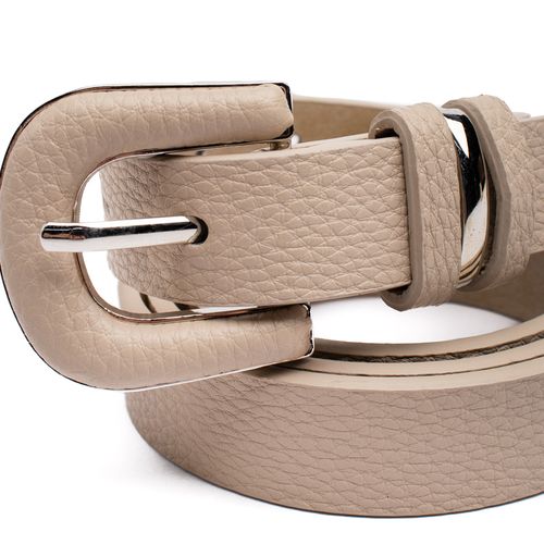 Cinto Feminino Luz Camila com Fivela Encapada Areia