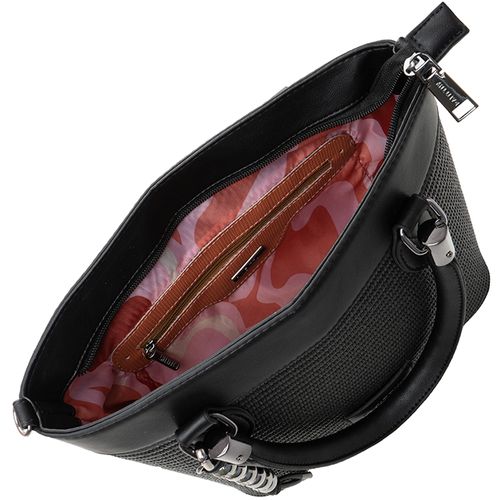 Bolsa Feminina Rafitthy Tote Média em Tressê Preto