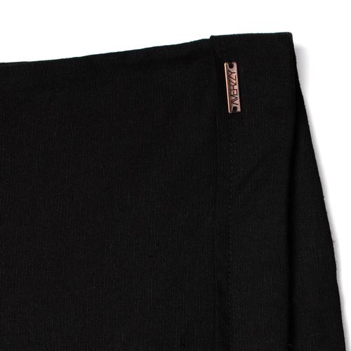 Short Feminino Averzzy Plus Size Linho Preto