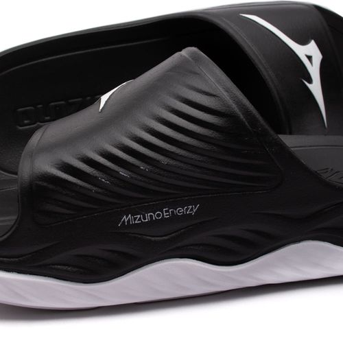 Chinelo Slide Masculino Mizuno Enerzy Preto/branco