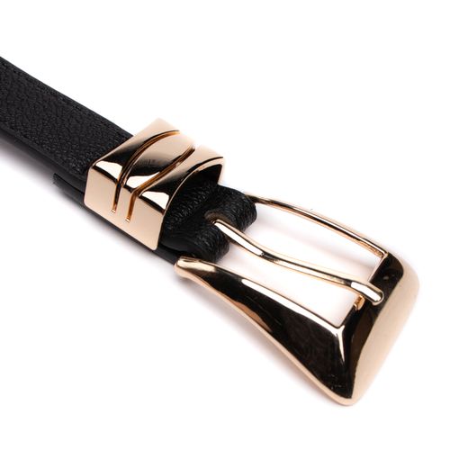 Cinto Feminino Luz Camila com Fivela Robusta Preto