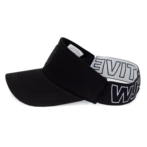 Viseira Unissex WJ Active com Elástico Bordado Preta