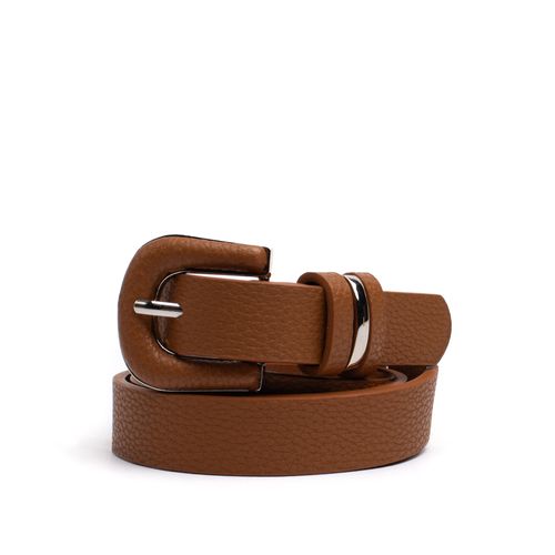 Cinto Feminino Luz Camila com Fivela Encapada Caramelo