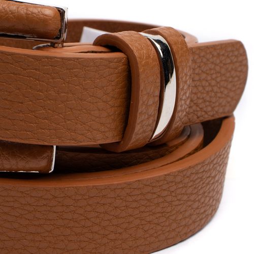 Cinto Feminino Luz Camila com Fivela Encapada Caramelo
