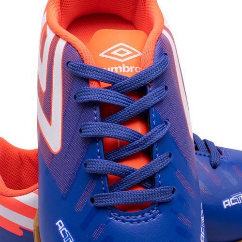 Chuteira Futsal Infantil Umbro Action Jr Azul Royal