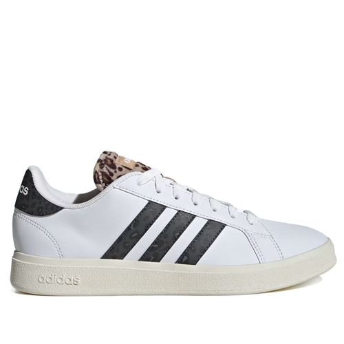 Tênis Feminino Adidas Grand Court Base 2 Animal Print Branco